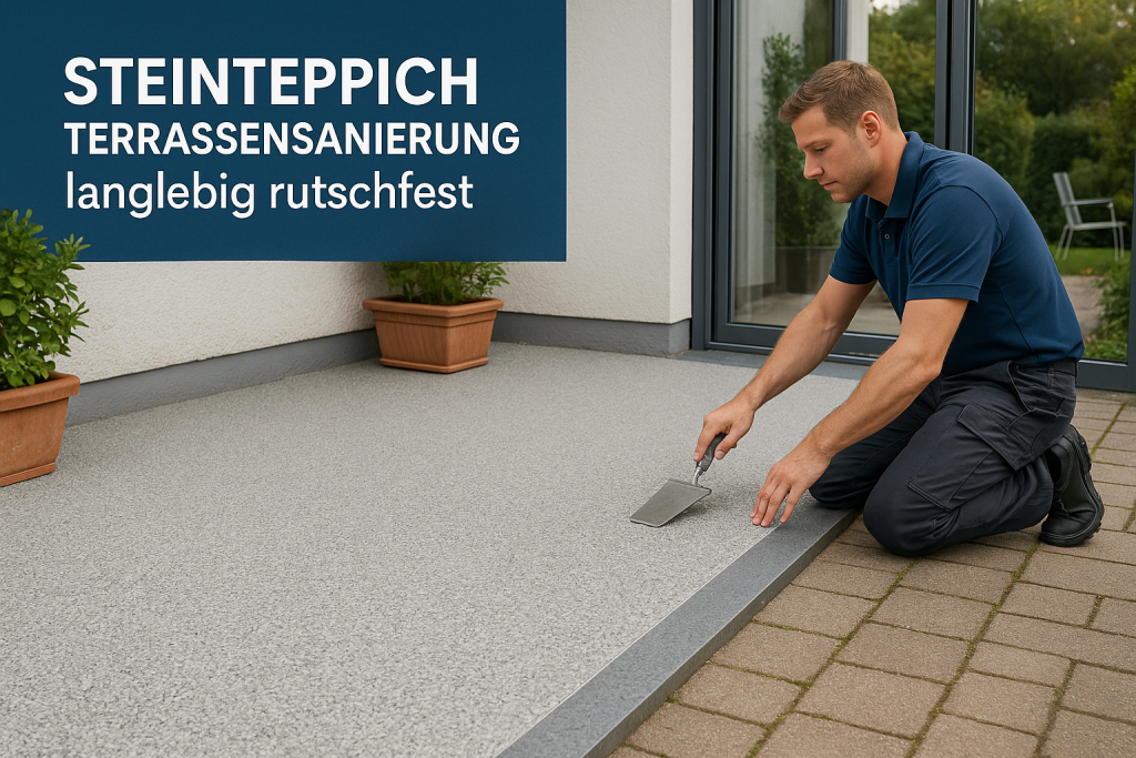 steinteppich terrassensanierung langlebig